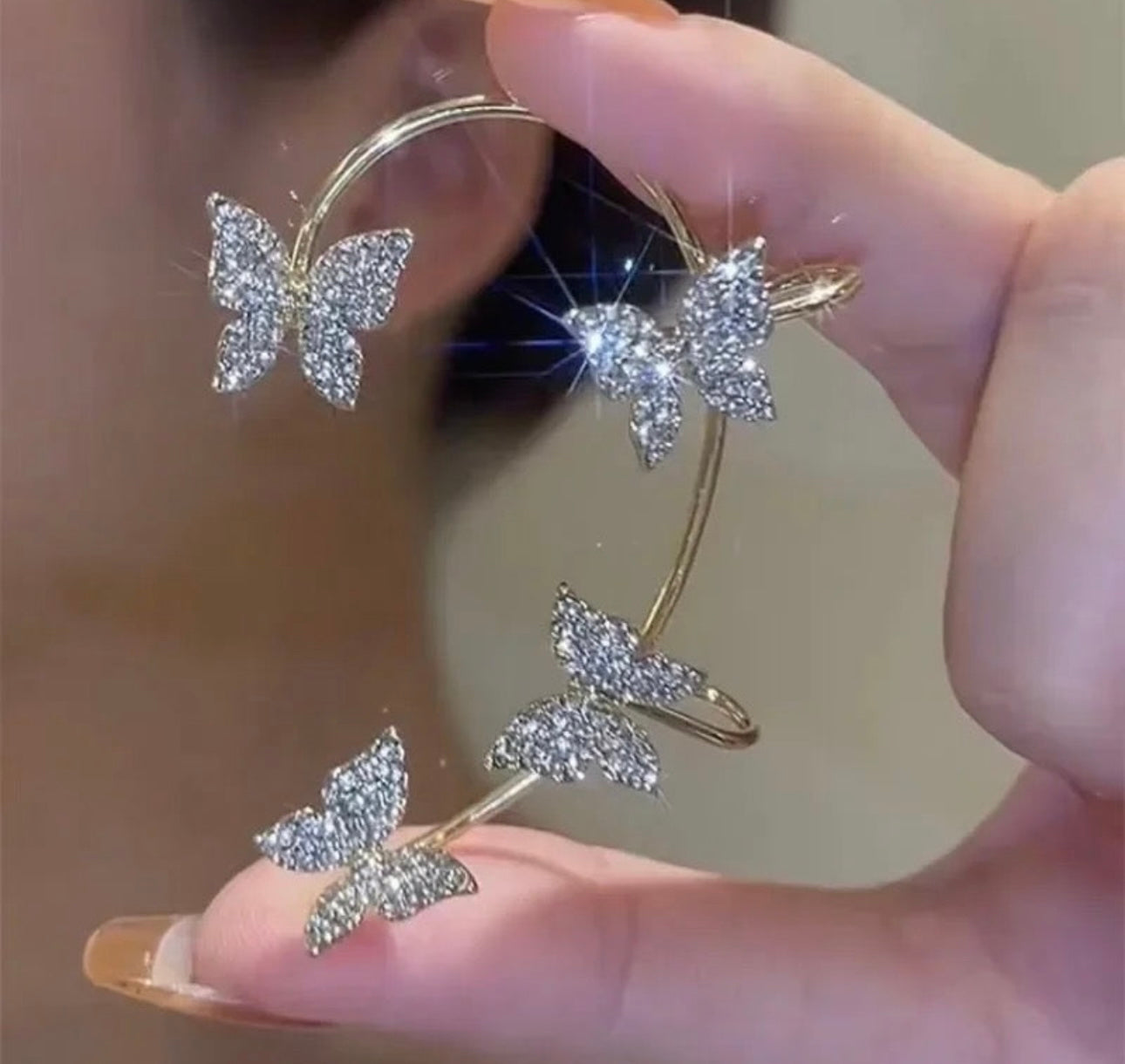 OREJERA MARIPOSAS