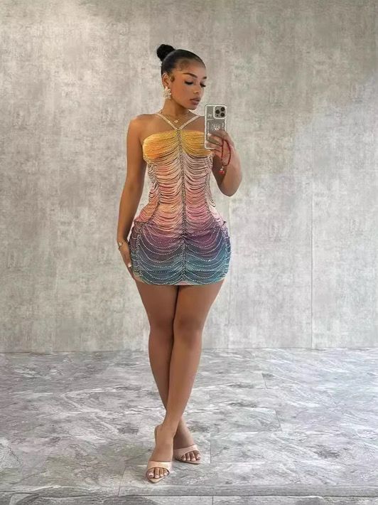 MINI VESTIDO RAINBOW