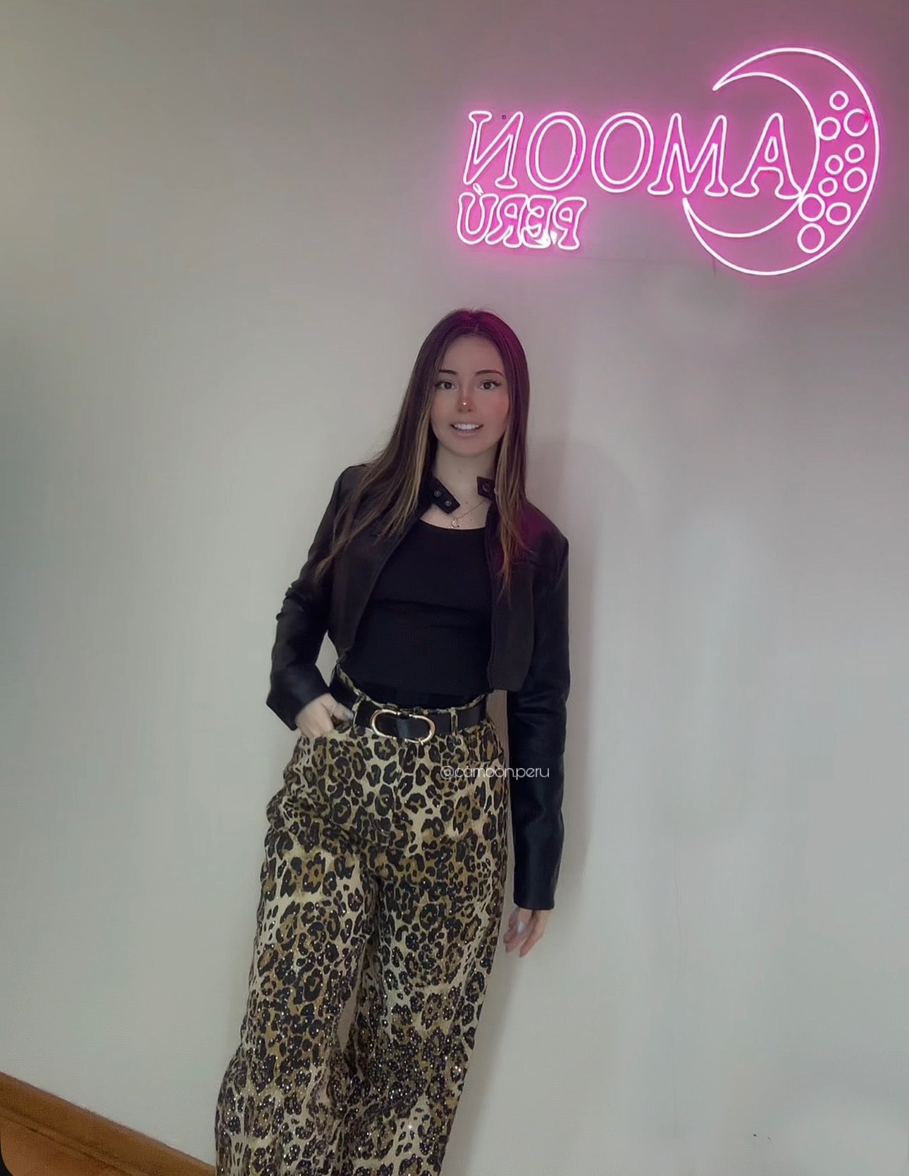 CASACA CROP CUERINA