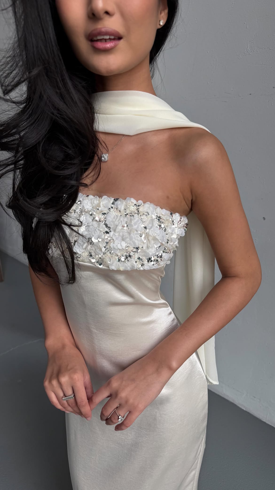 VESTIDO MARFIL