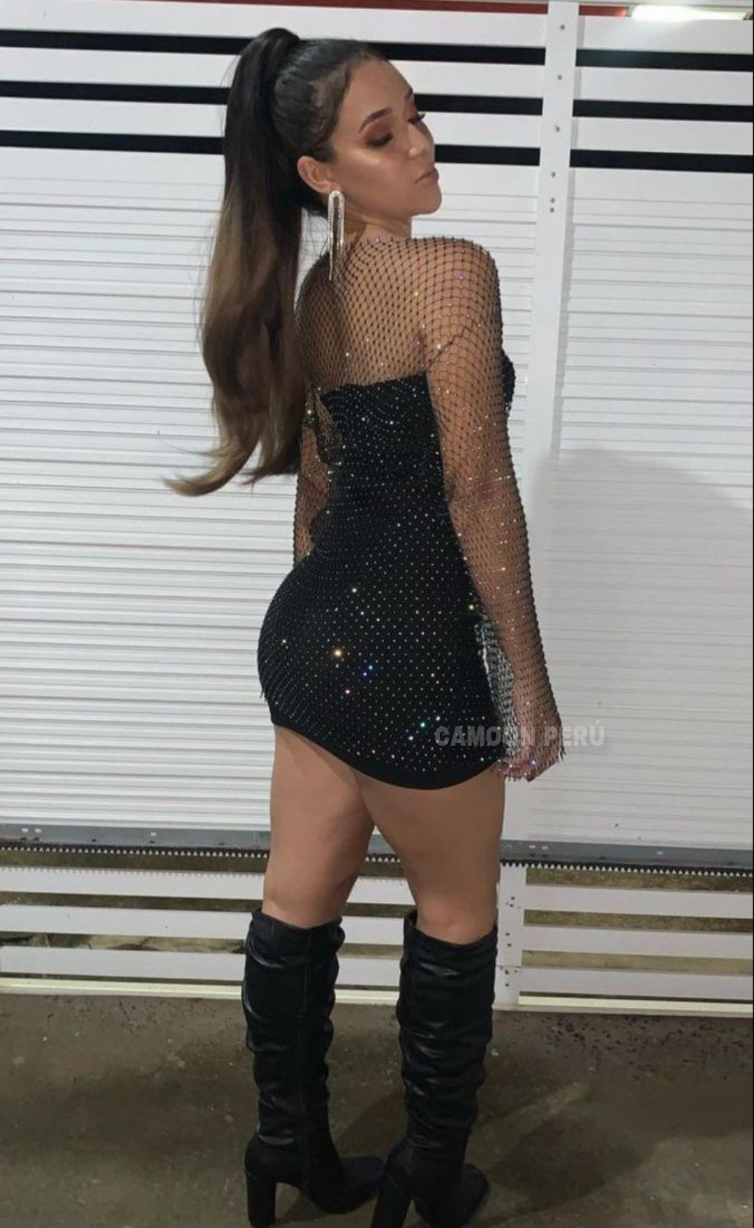 MINI VESTIDO MALLA GLOW