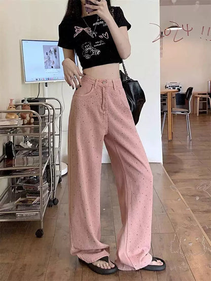 PANTALÓN JEAN ROSADO