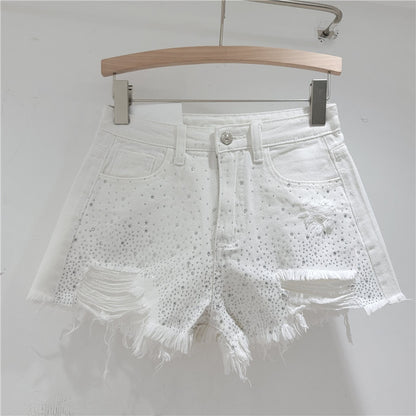 SHORT DENIM  BRILLOS