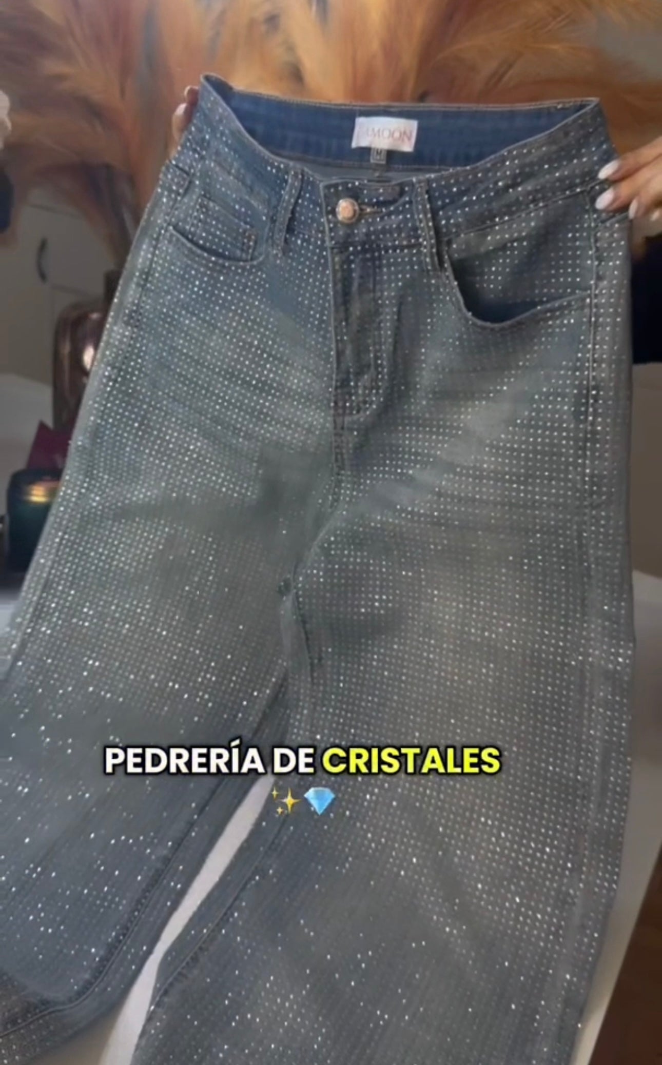 PANTALÓN EDGE CRISTALES