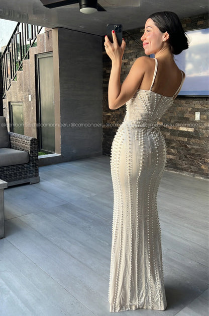 VESTIDO PERLITAS