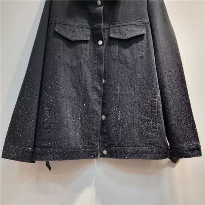 CASACA JEAN OVER SIZE BRILLOS