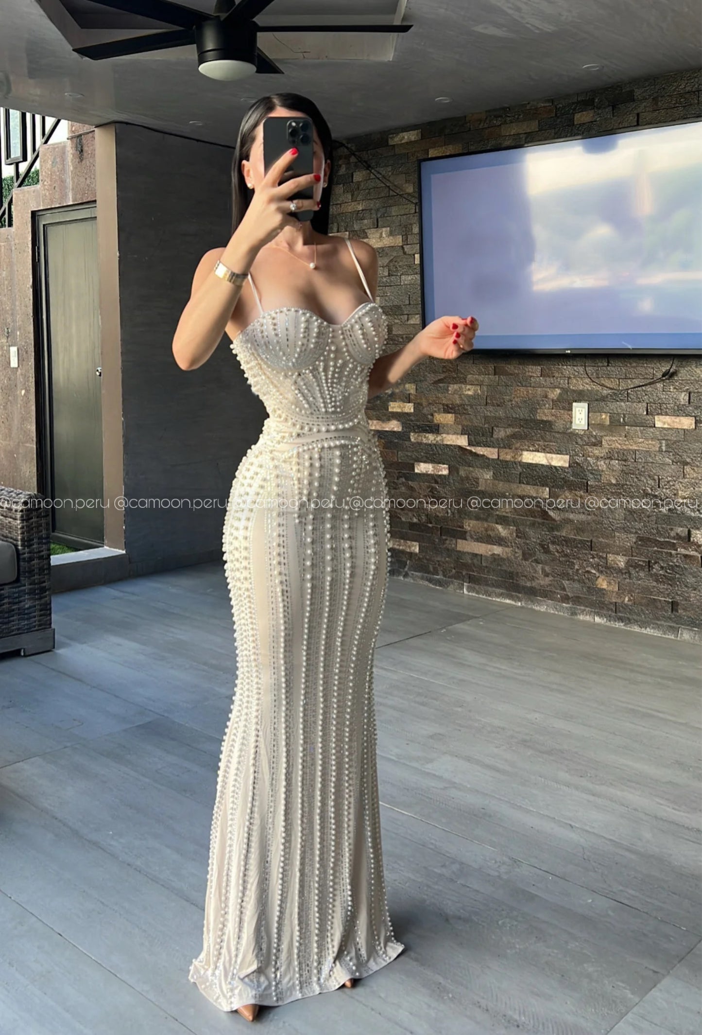 VESTIDO PERLITAS