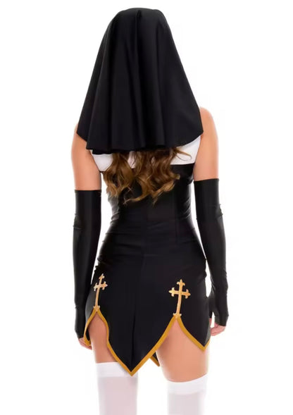 DISFRAZ DE MONJA SEXY