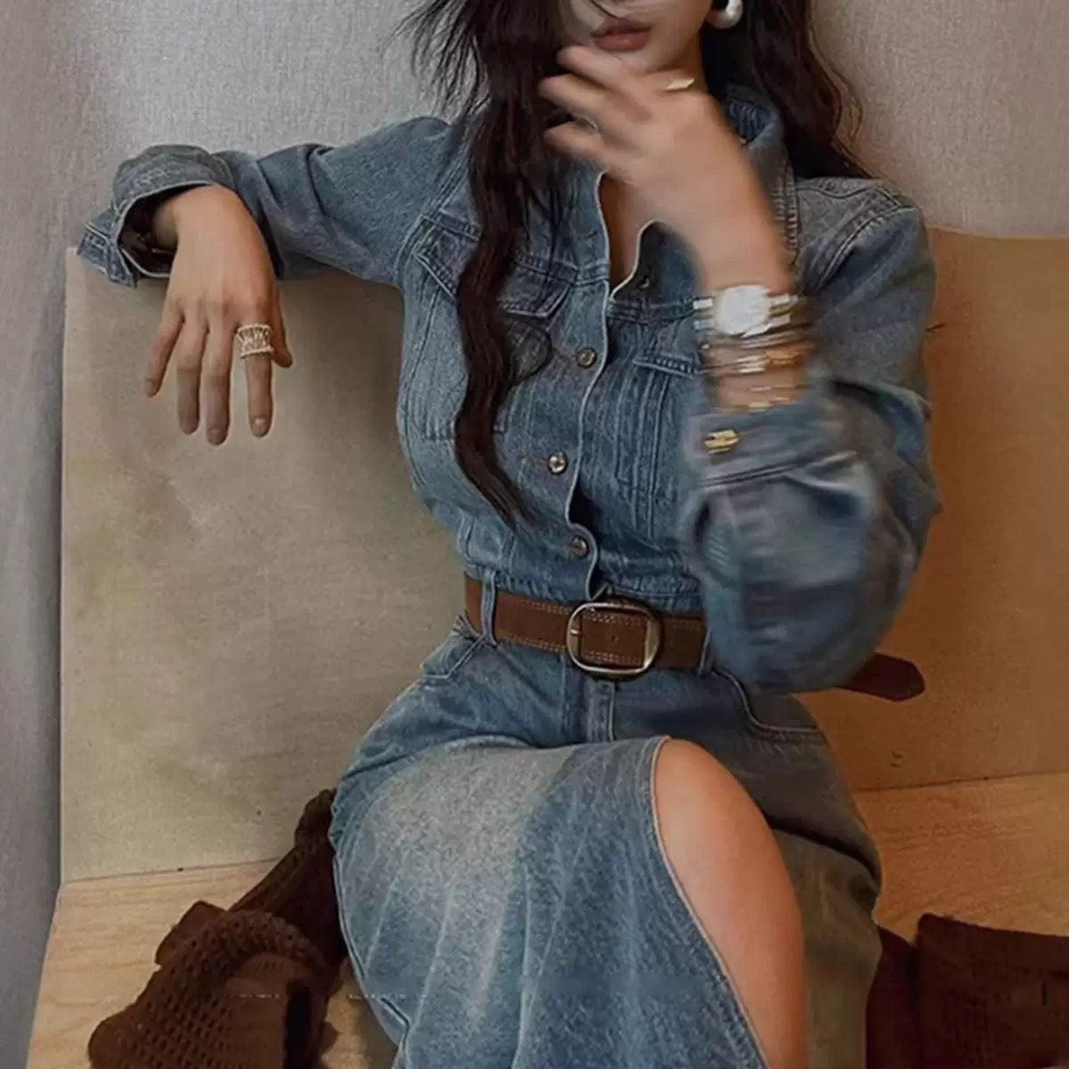 VESTIDO JEAN MARCELA