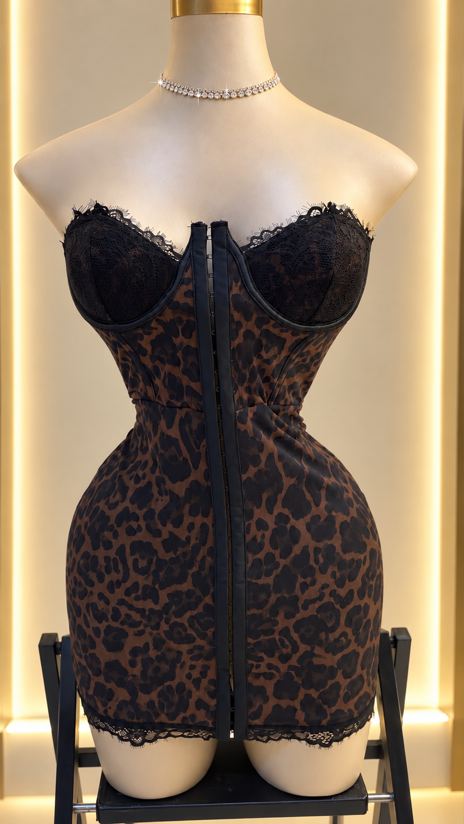 MINI  VESTIDO ANIMAL PRINT