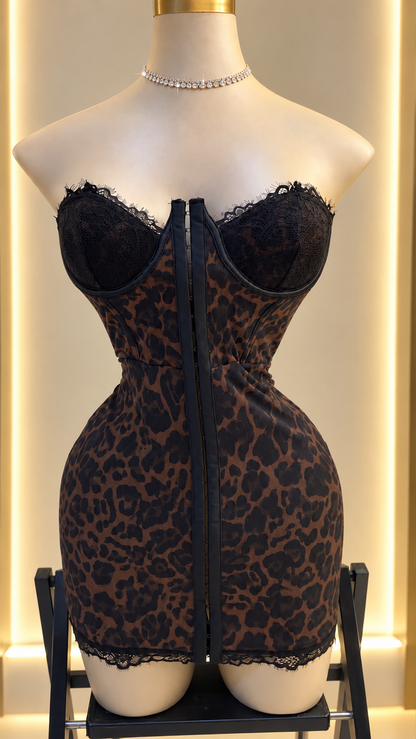 MINI  VESTIDO ANIMAL PRINT