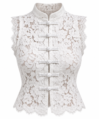 BLUSA KOREANA ENCAJE
