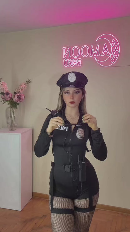 DISFRAZ POLICÍA SHORT