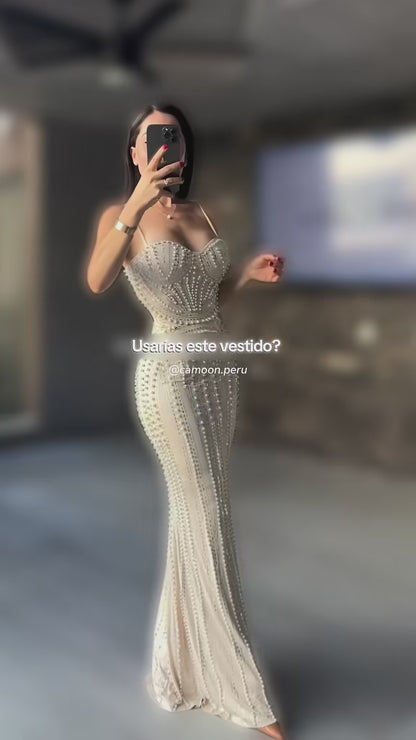 VESTIDO PERLITAS